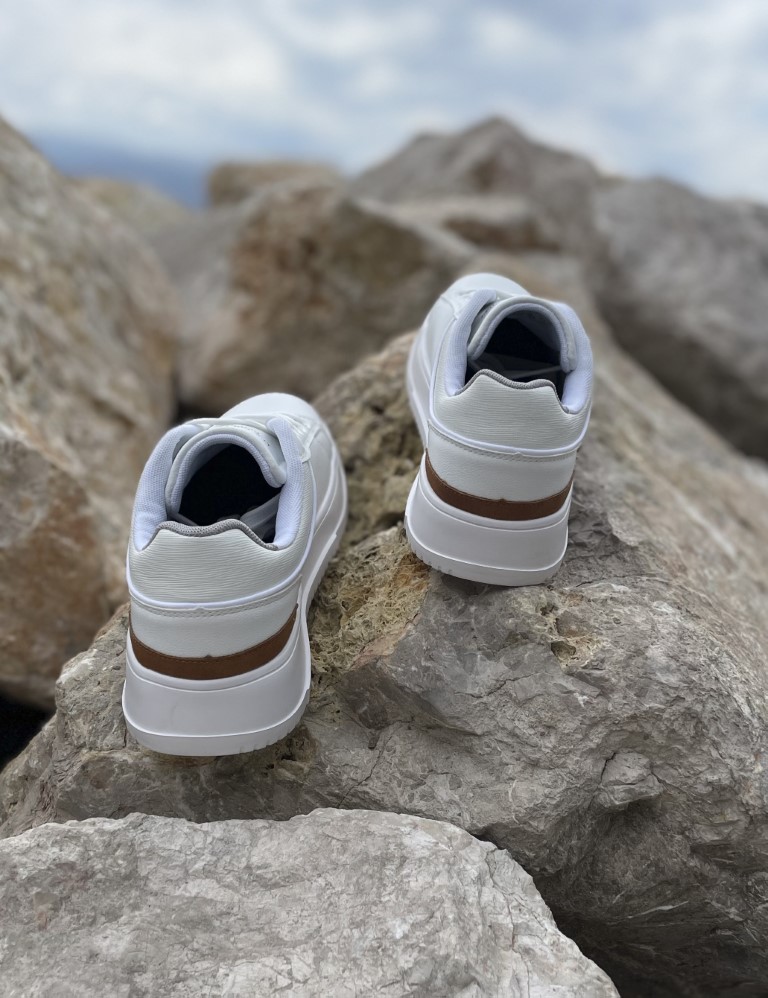 US GRAND POLO ανδρικά λευκά casual sneakers GPM514303W φωτογραφία
